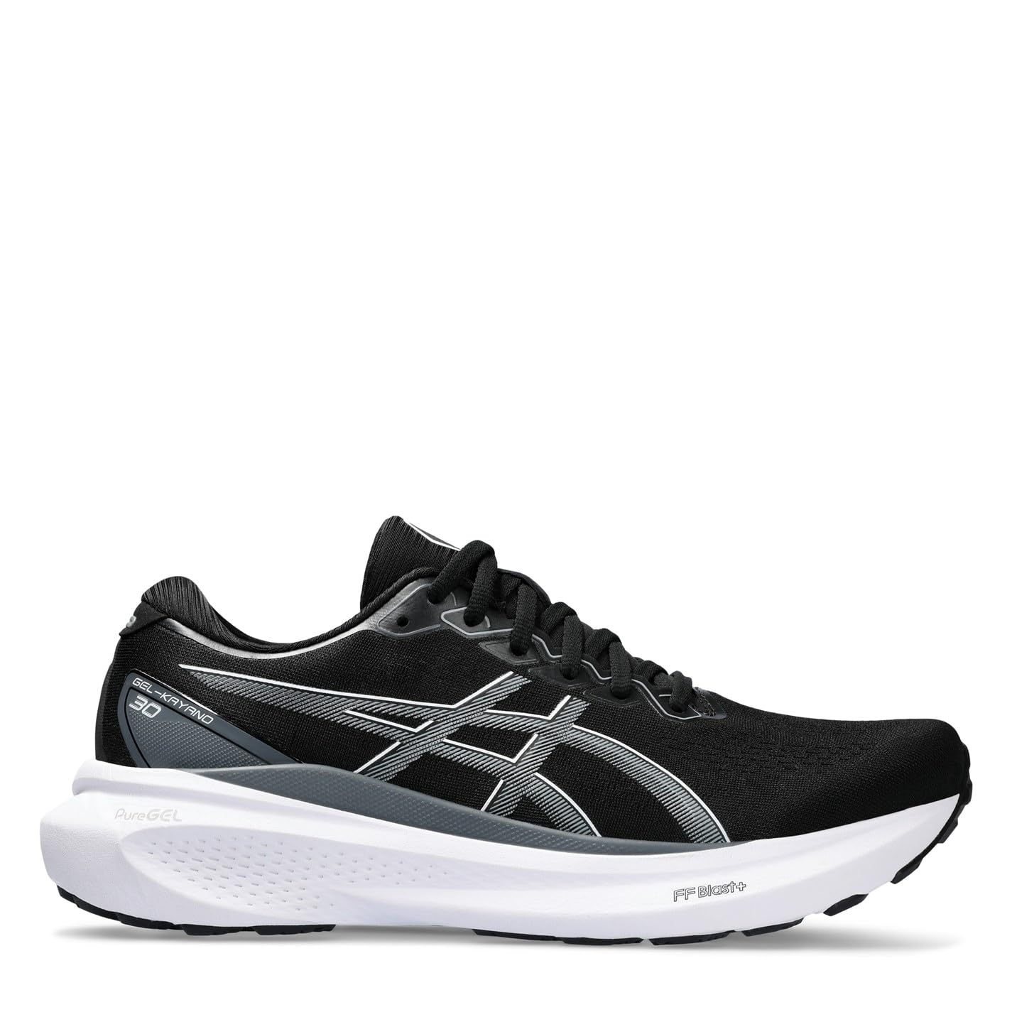 ASICS Kayano 30 Hombre Zapatos para Correr Negro Amarillo