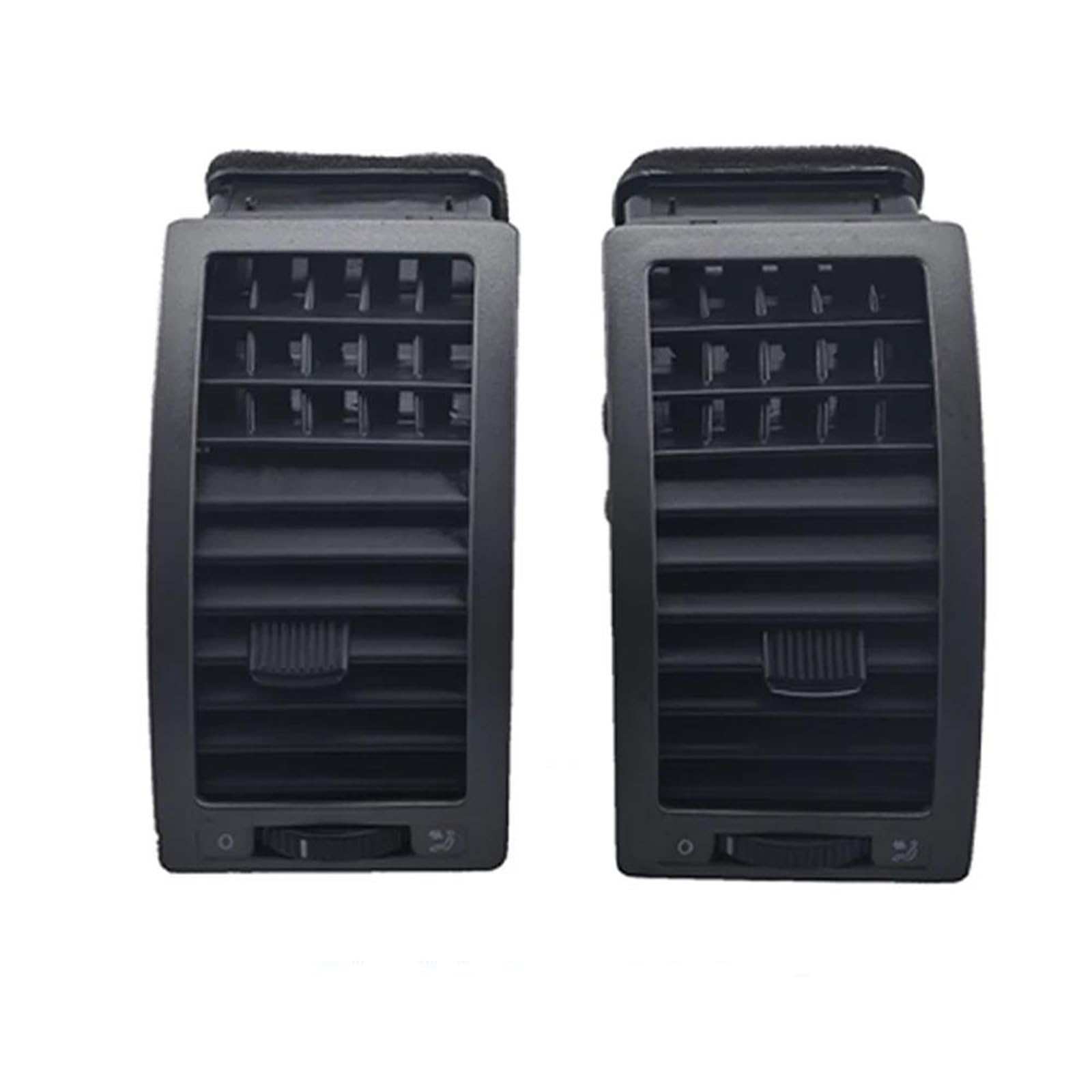 Yeskit Color Name: Black Left Right Car Accessories Dashboard Air Vent Outlet For Vw For Polo 2002-2010 Conditioning Air Vent Panel For Car(Color Name: Black Left Right)