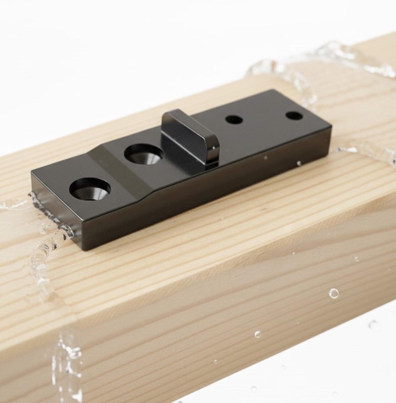 200 Stk. Abstandshalter für Terrassendielen verdeckte Befestigung Inkl. Edelstahl Schrauben + 1 Bit, Fugenbreite 2 mm / 4 mm oder 7 mm, Terrassenclips (HOLZ Unterkonstruktion, 4 mm Fugenbreite)