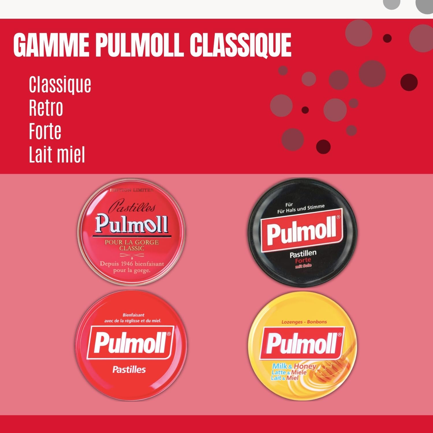 Barquette Pulmoll x10 | Format économique | Depuis 1946 (Forte)