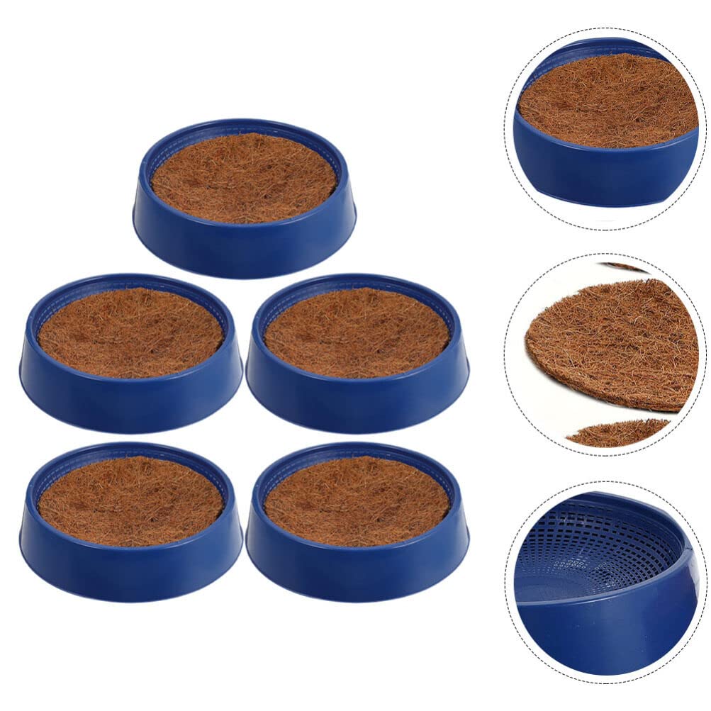 POPETPOP Nido e Accessori per Gabbie per Piccioni in Plastico Blu Riutilizzabile Resistente e Compatto, per Uccelli per Matrimoni ed Ingressi