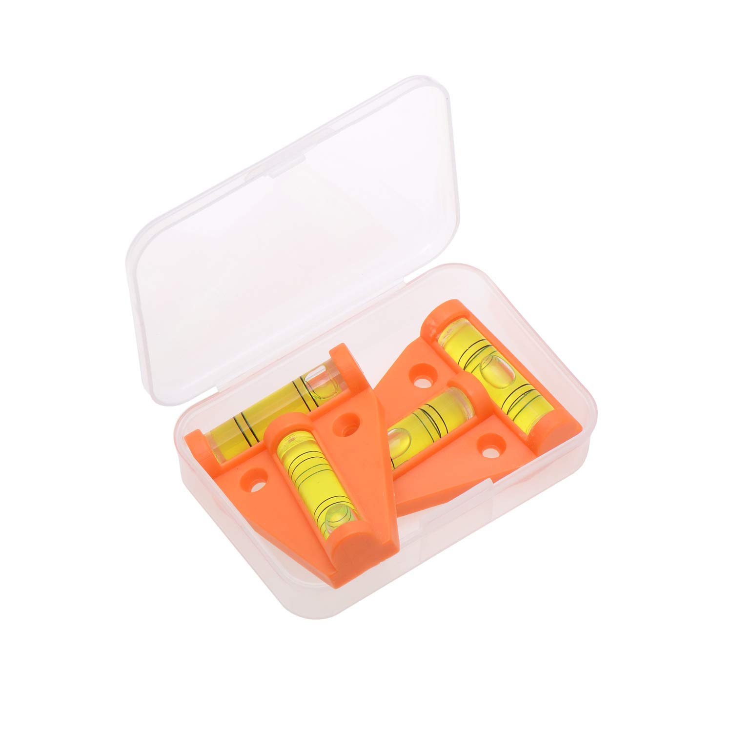Mini T Level Tool - 2 Bubbles, Orange -5 Mini T Level Tool - 2 Bubbles, Orange -5