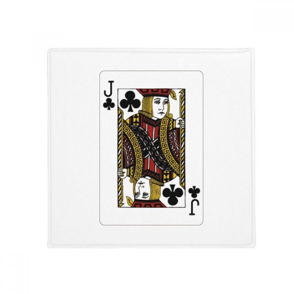 Tapis de cuisine cartes à jouer club j antidérapant rond 80 cm pour entrée chaleureuse