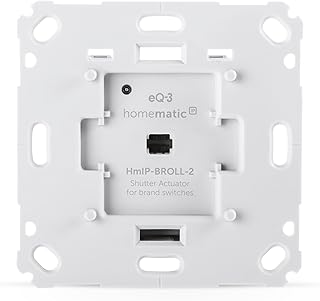 Homematic IP Smart Home Roller Shutter Actuator for Brand Switch, Digital Control for 1 Roller Shutter via App, Alexa & Google Assistant, Smart Electric Roller Shutters, 151322A0