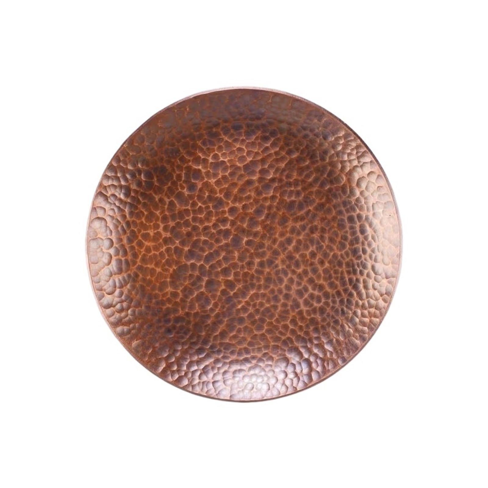 Hammered Tray Multi-Functional Vintage Pure Copper Coffee Cup Tray,Handcrafted Hammer Texture Teacup Disc Home Cheese Plate,Table Decoration for CoffeeJewellery(10cm)