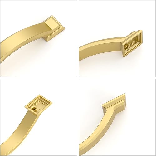 Miniatura 5 de AOOTOCH Paquete de 10 tiradores dorados para gabinetes (4 pulgadas)
