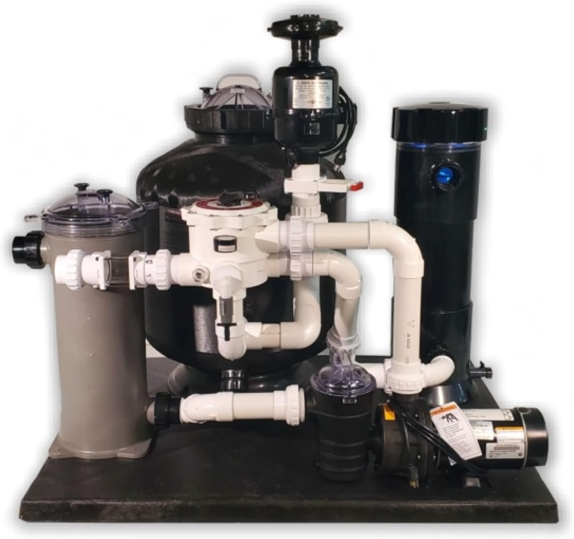 GC Tek AuqaBead Plus Filtration System ABPS 2.5 - for Ponds to 5,000 Gallons with Fish Loads Up to 125 LBS