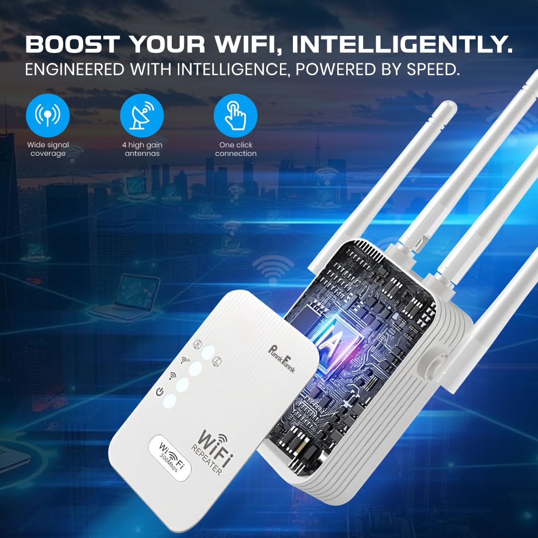 PunnkFunnk WiFi Extender - Boost Your Signal -2