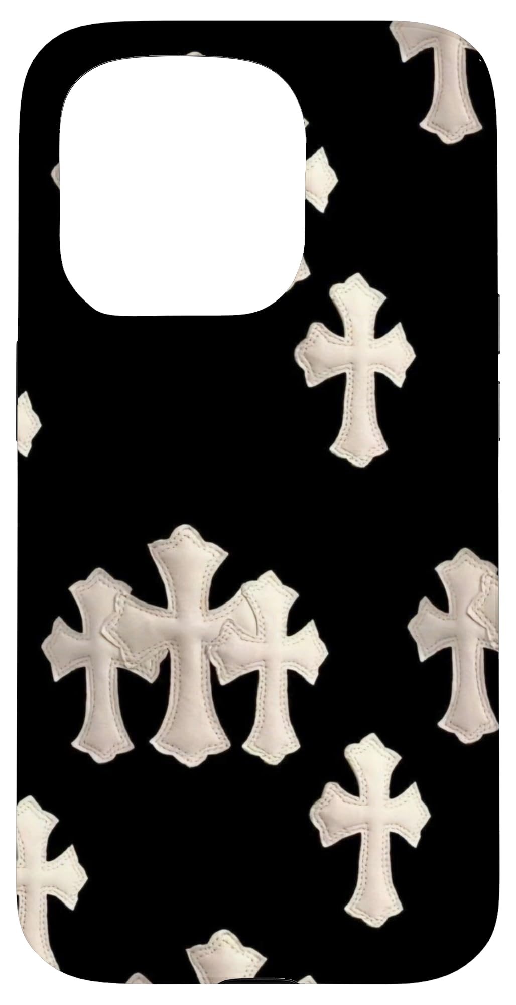B&W Crosses Case for iPhone 15 Pro