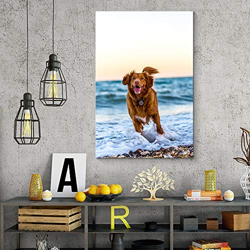 NWT Custom Canvas Prints with Your Photos for Pet/Animal, Personalized Canvas Pictures for Wall to Print Framed 24x16 inches - Image 4