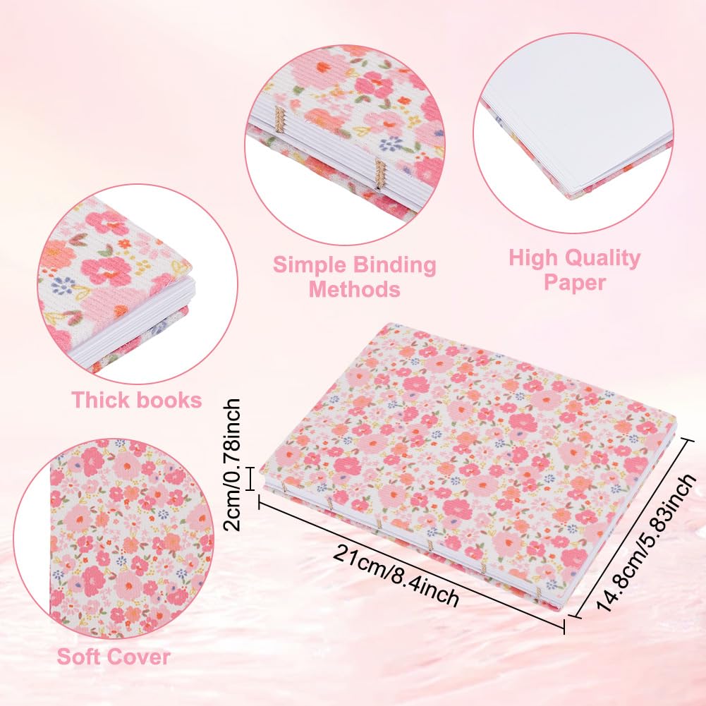 WEBEEDY Kit per rilegatrice fai da te per principianti, 56 pezzi, kit completo per la creazione di libri con ago per rilegatura, strumento pieghevole per carta, filo cerato, punteruolo per forniture