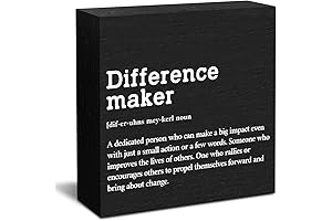 Meaningful Wooden Sign for Home or Office Decor