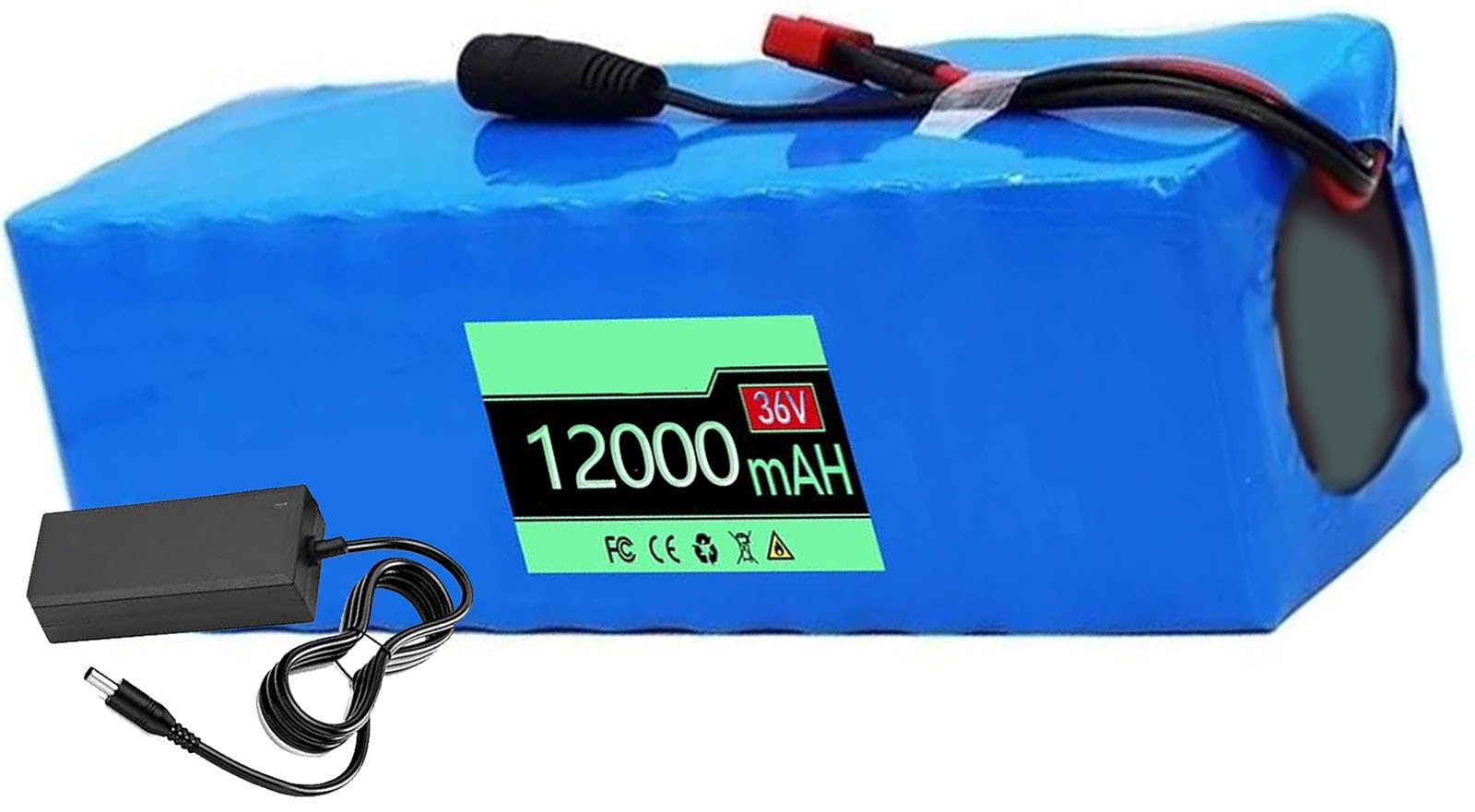 Batterie Vélo Électrique 36V 6Ah - Lithium-Ion, Avec Chargeur, Pour Moteurs 200W à 800W, Scooter, Fauteuil Roulant