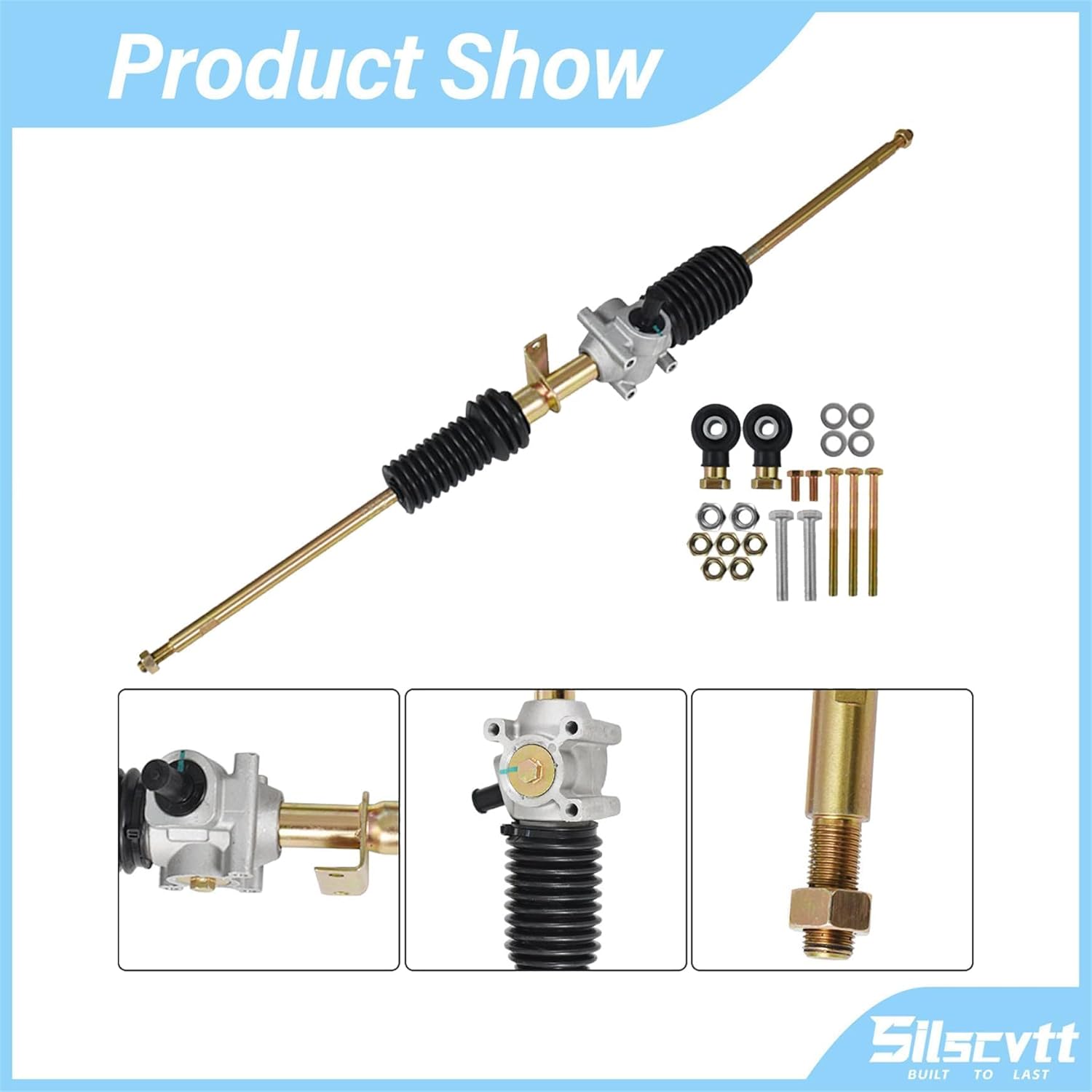 Silscvtt Steering Rack and Pinion Replacement for Polaris Ranger 500 700 Ranger XP 700 2005-2009 Replacement for 1822636