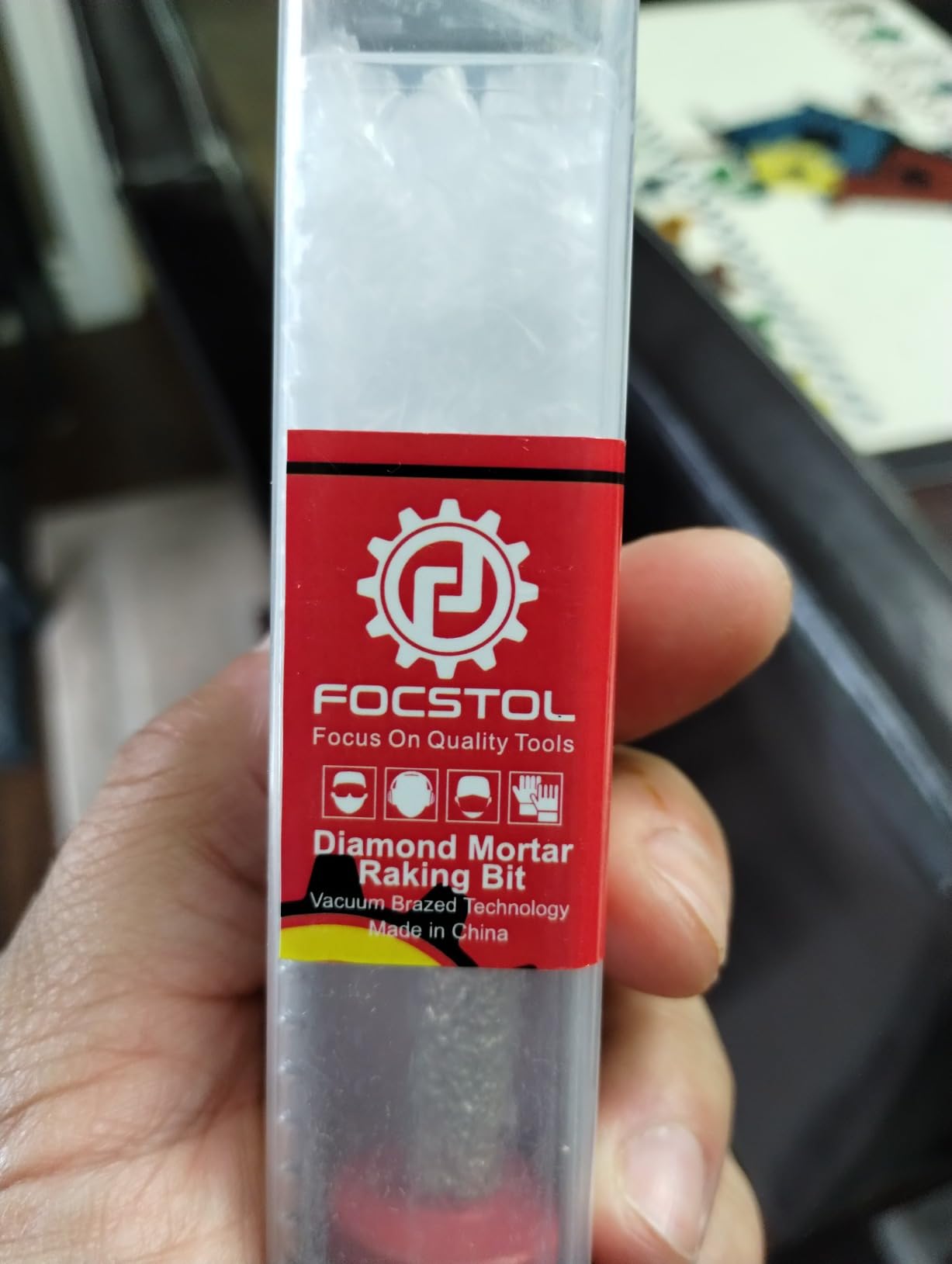 FOCSTOL Diamond Mortar Raking Bit - 5/16'' x 4''(8mm x 100mm) Diamond ...