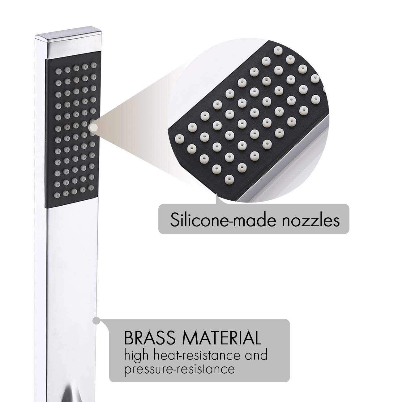 KES Shower Set 3Function Mixer Shower Kit 10Inch Shower Head with