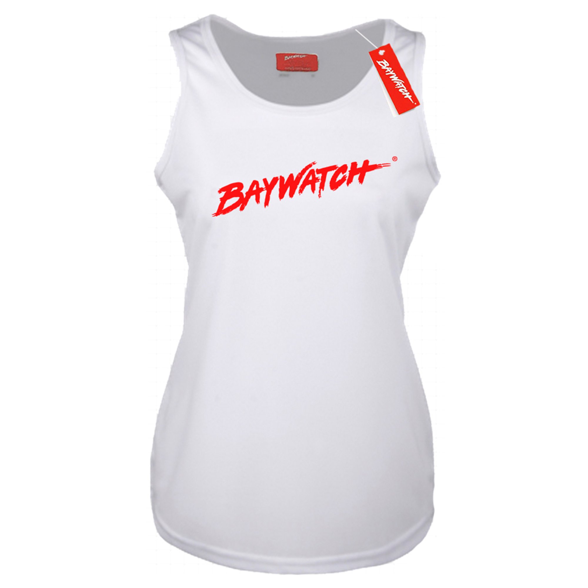 Lifeguardgear Women's White Licensed Baywatch Cooltex Vest (Small - Uk10)