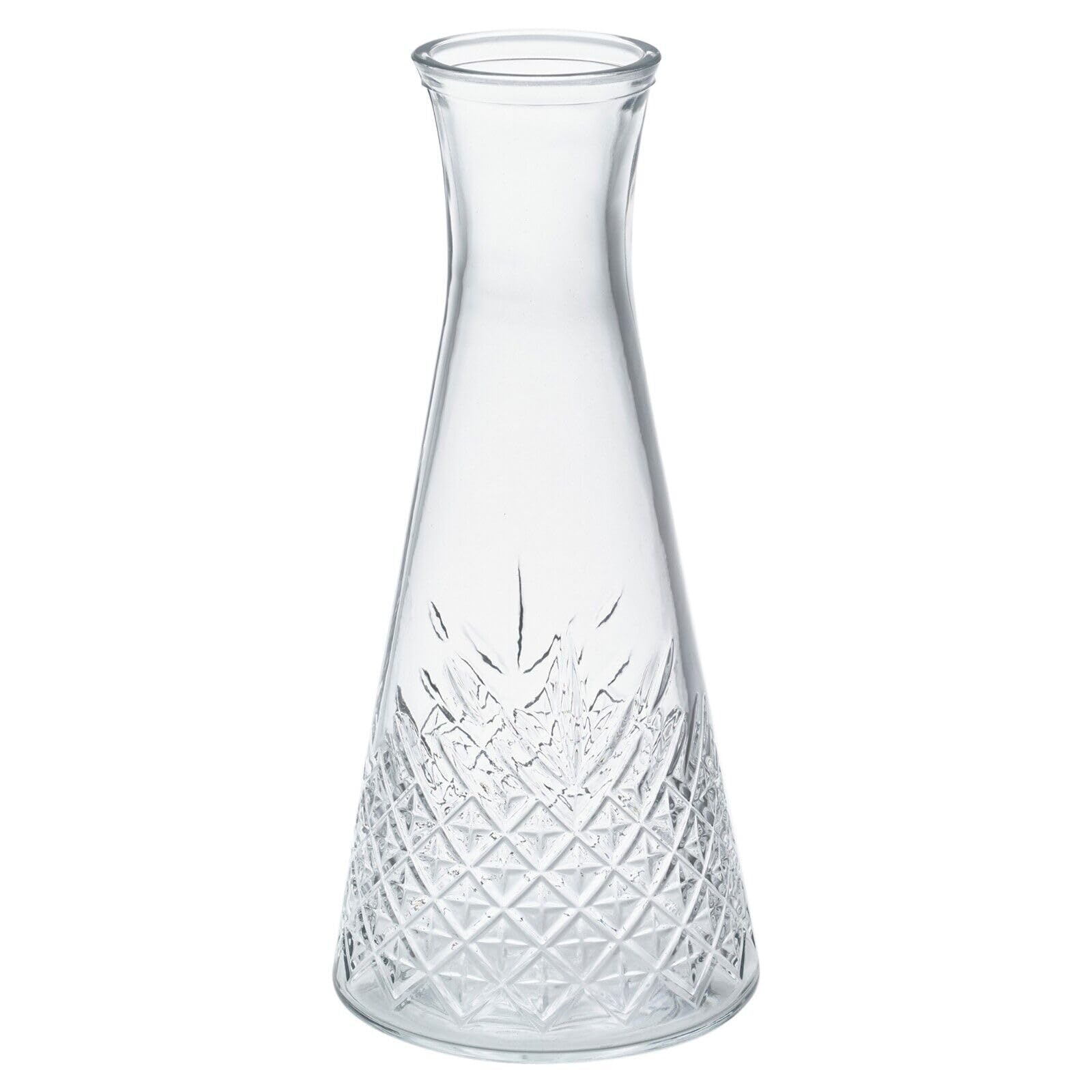 Queensway Home & Dining Glass Wine Carafe Jug Water Juice Pitcher Tableware Dishwasher Safe 940ml 26cm