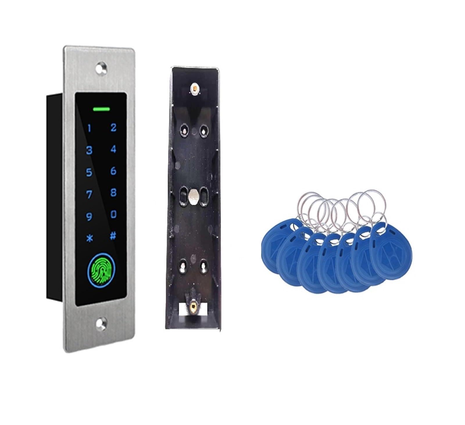 Lecteur mot de passe et empreinte digitale RFID 125Khz étanche pour sécurité porte