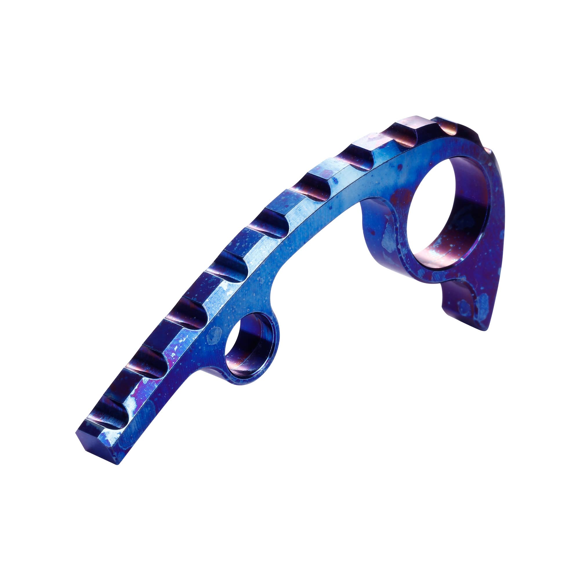 Back Spacer for Spyderco Para Military 3, Anodized Titanium Alloy CNC Spine Backspacer for PM3, Premium Custom-made Accessory, Rainbow