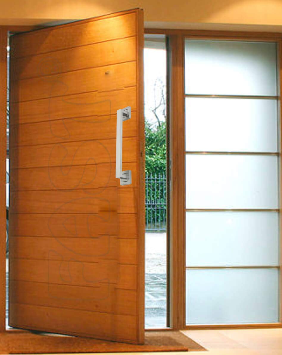 FAST DH105S SS Matte Stainless Steel Main Door Handle for Open & Close Home, Office Pull Doors 1pcs. (Silver, 12 inch) 2