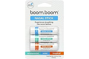 BoomBoom Nasal Stick (3 Pack): Invigorate Your Senses, Enhance Focus