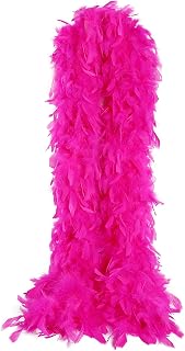 THARAHT Chandelle Feather Boa 19 Color-38g/55g100g 2Yard Dancing Wedding Party Halloween Costume Decoration Feathers boa