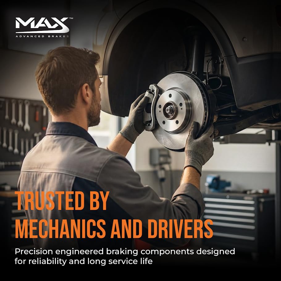 Image of Max Advanced Brakes Front & Rear Brake Kit For Chevrolet Equinox