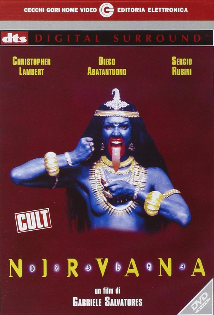 Nirvana DVD disco óptico de película extranjera con carátula italiana