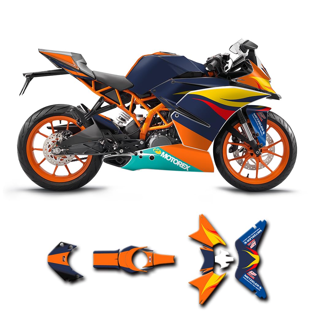 Amazon.co.jp: HUMAART バイクデカール適合KTM ケーティーエム RC250 