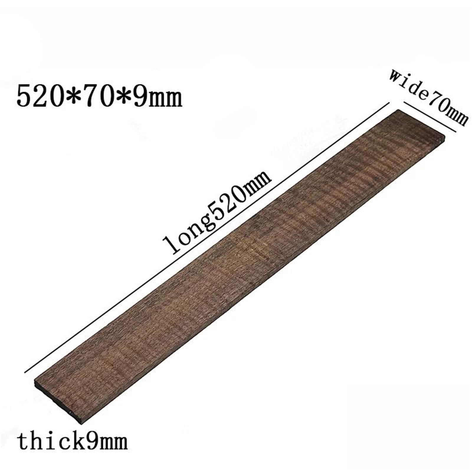 Materiał Podstrunnicy Gitary (półwykończony) Akcesorium Z Orzecha Włoskiego 520 Mm Akcesoria Gitary