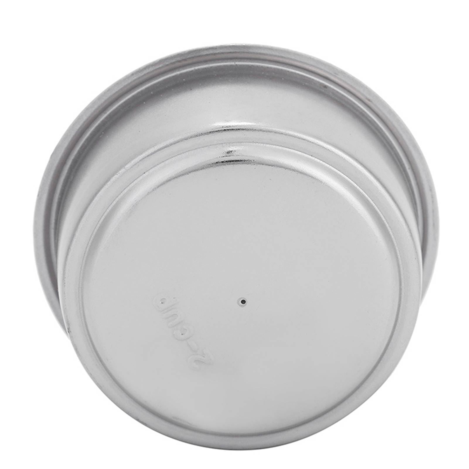 SIXRUN Kosz Filtra Filtr do Kawy ze Stali Nierdzewnej Konstrukcja Ciśnieniowa Dwuwarstwowa 51 Mm Wewnętrzna 59,5 Mm Zewnętrzna Zdejmowane Czyszczenie do Domowej Kawiarni Mleko Herbaciarnia Ekspres