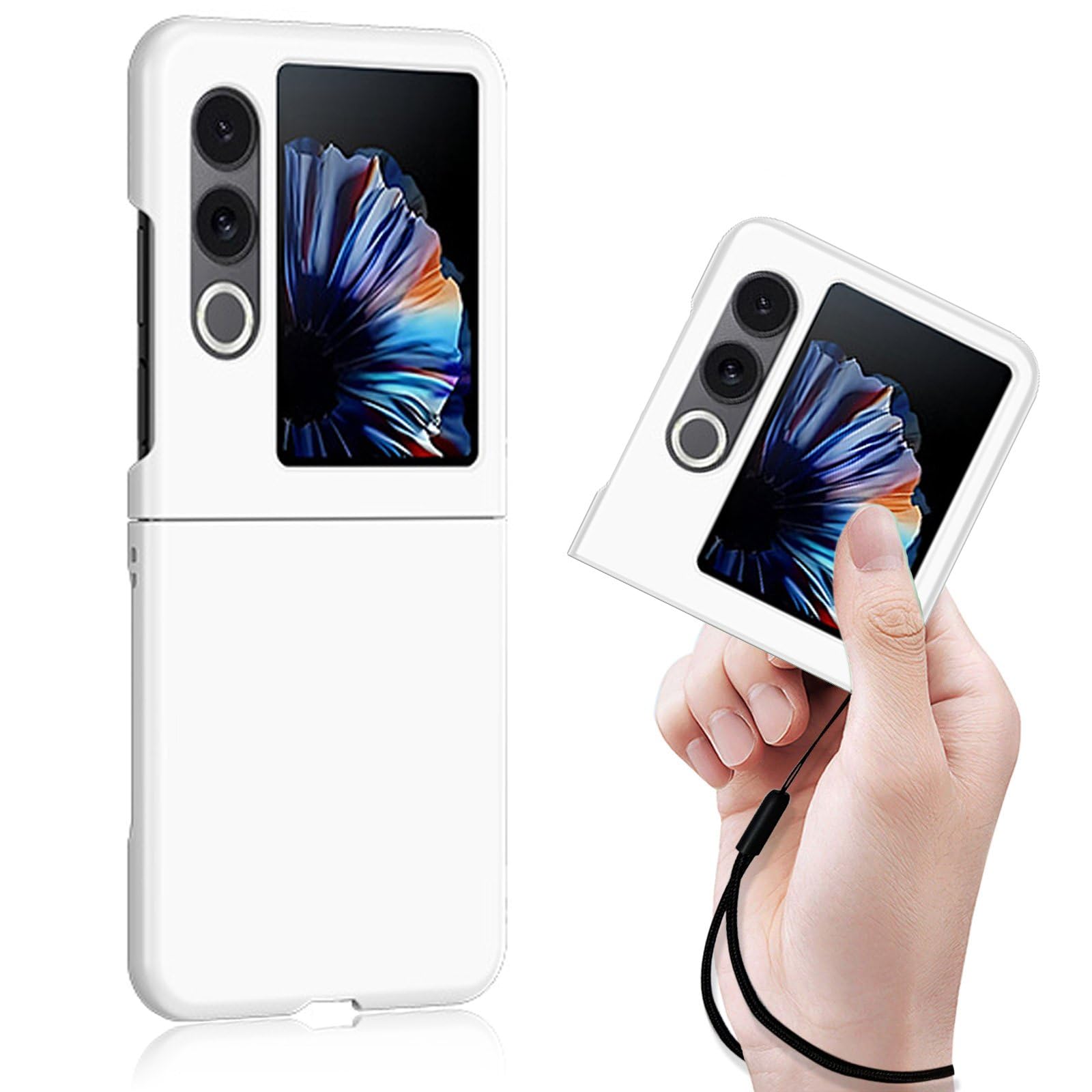 Amazon.co.jp: Nubia Flip 2 A404ZT ケース ストラップ 肌感 適用 