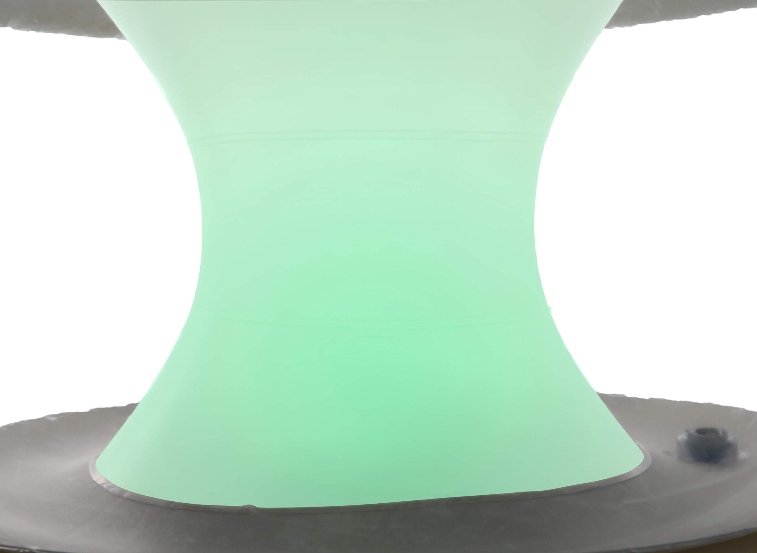 BESTWAY Pouf gonflable rond avec LED multicolore 82 x 82 x 41 cm