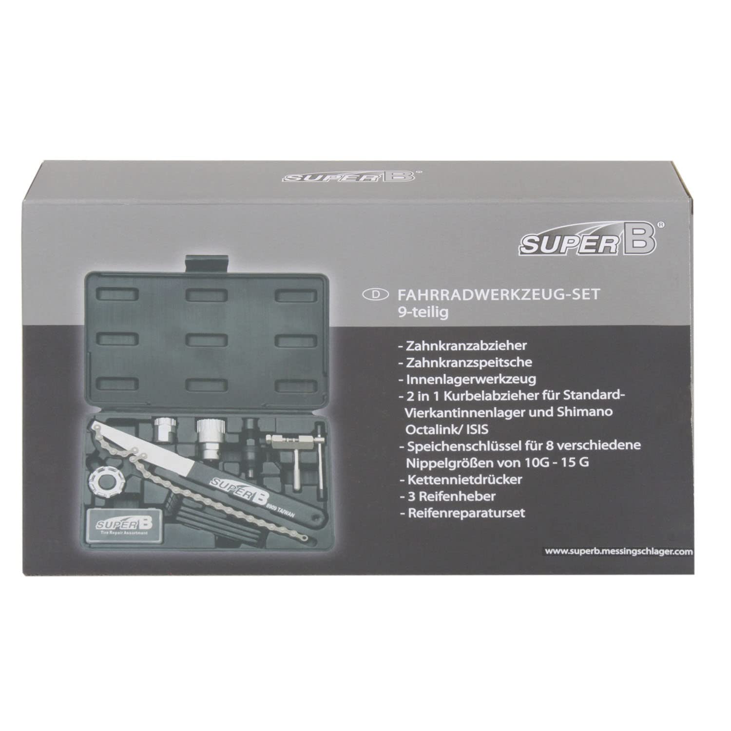 Super B Bike Tool Kit - Black