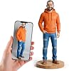 Custom Realistic Figurine from Photo, Personalized 3D Printed Hand-Painted Miniature, Lifelike Statue, Unique Handmade Doll Gift (Solo)