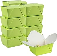 Vista 23 de Restaurantware Bio Tek - Cajas para llevar de 30 onzas, 200 loncheras para llevar, cierre de tabulación, resistentes al calor, desechables, de papel
