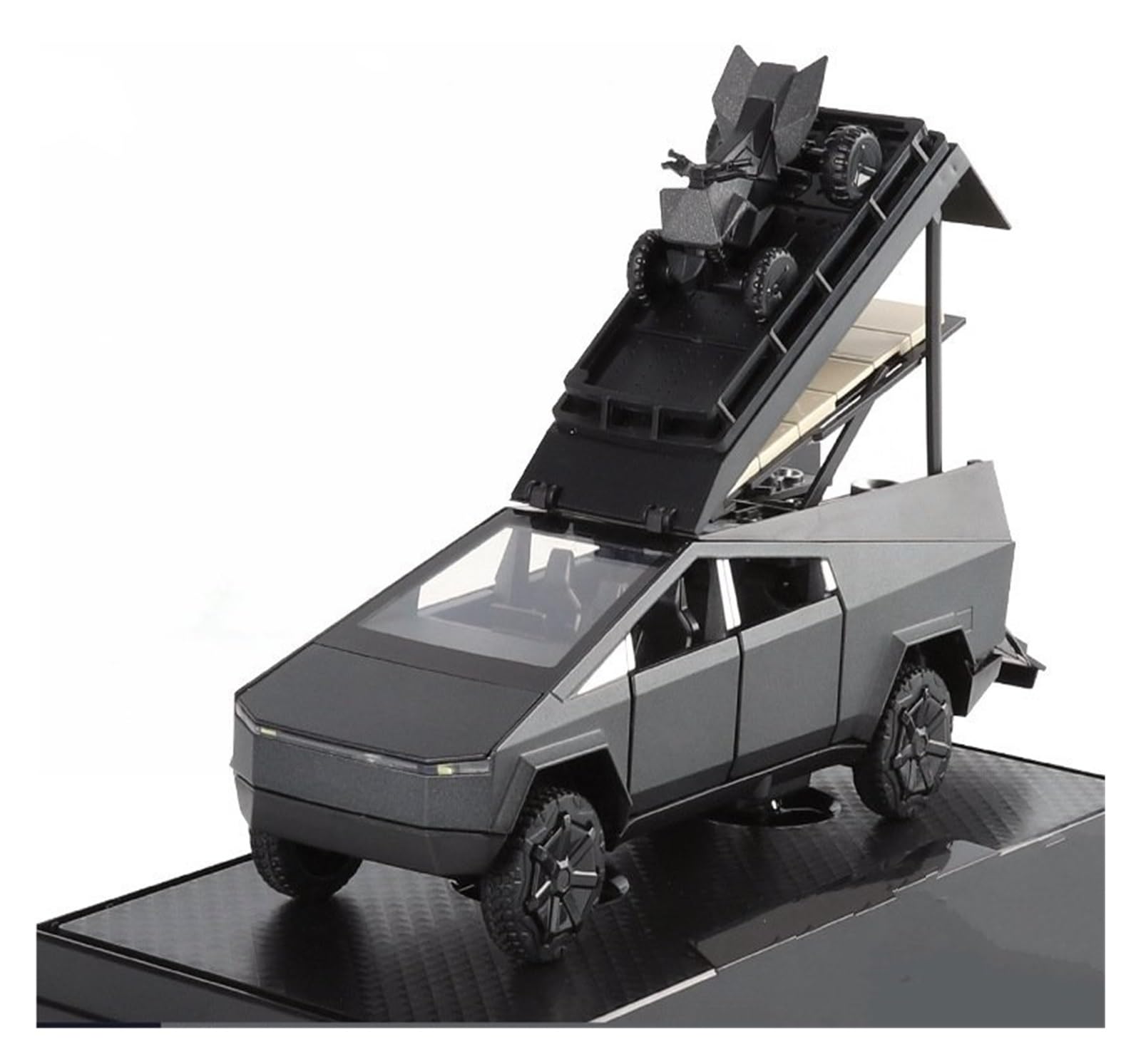 Btwodian Scale Model Car 1:32 For Tesla For CAMPING For RV Alloy Metal Diecast Model Car Collections