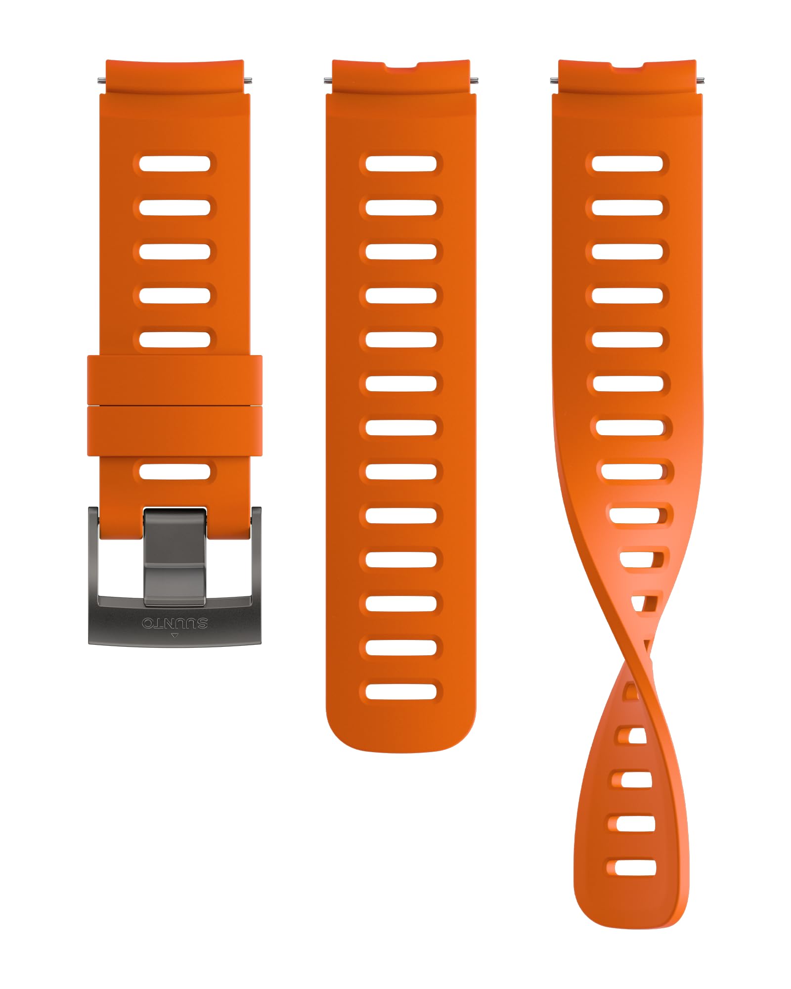 SUUNTO Pasek do Zegarka 22 Div1 Silicone Strap Tangerine S+M