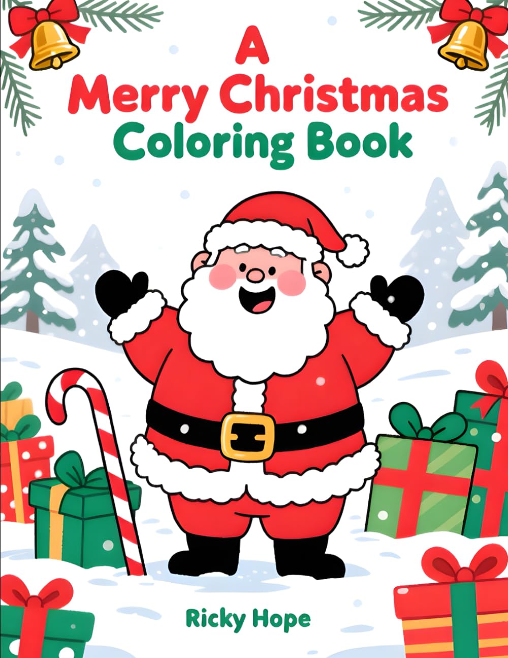 A Merry Christmas Coloring Book: Over 65 Coloring pages