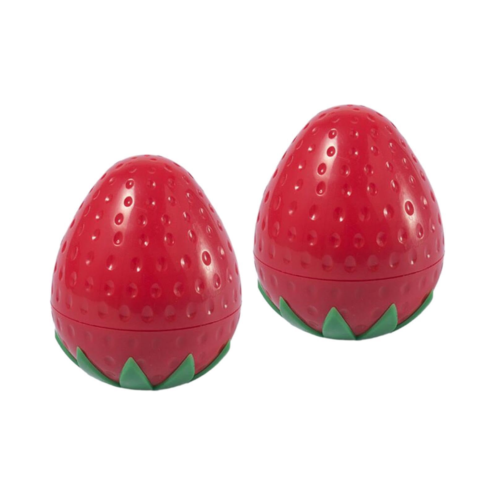 Zanthicia for Creative Fruit Shaped Refillable Jars Cosmetic Containers Travel Size Empty Sample Containers For Skincare Cosmetic Empty Sample Jars Refillable