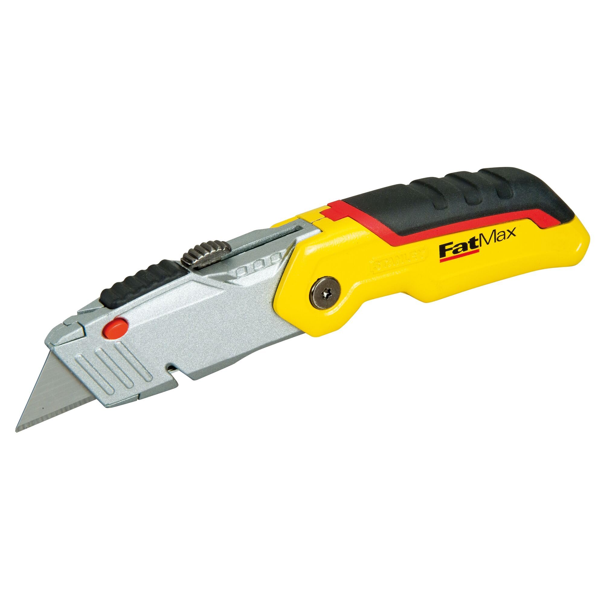 STANLEY FATMAX Folding Retractable Blade Utility Knife with 3 Blades, 0-10-825