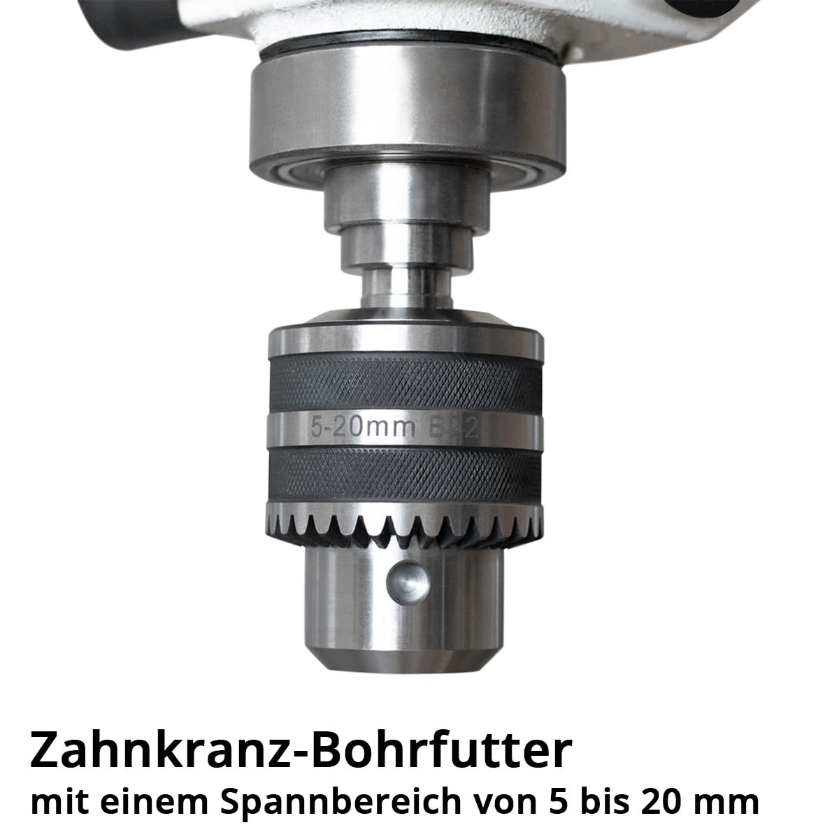 STAHLWERK Säulenbohrmaschine 1500 W – Bohrdurchmesser Ø 5-20 mm, 150-2.450 U/min, präzise Standbohrmaschine für Heimwerker und Metallbauer, robuster Bohrtisch und Metallfuß für stabilen Stand