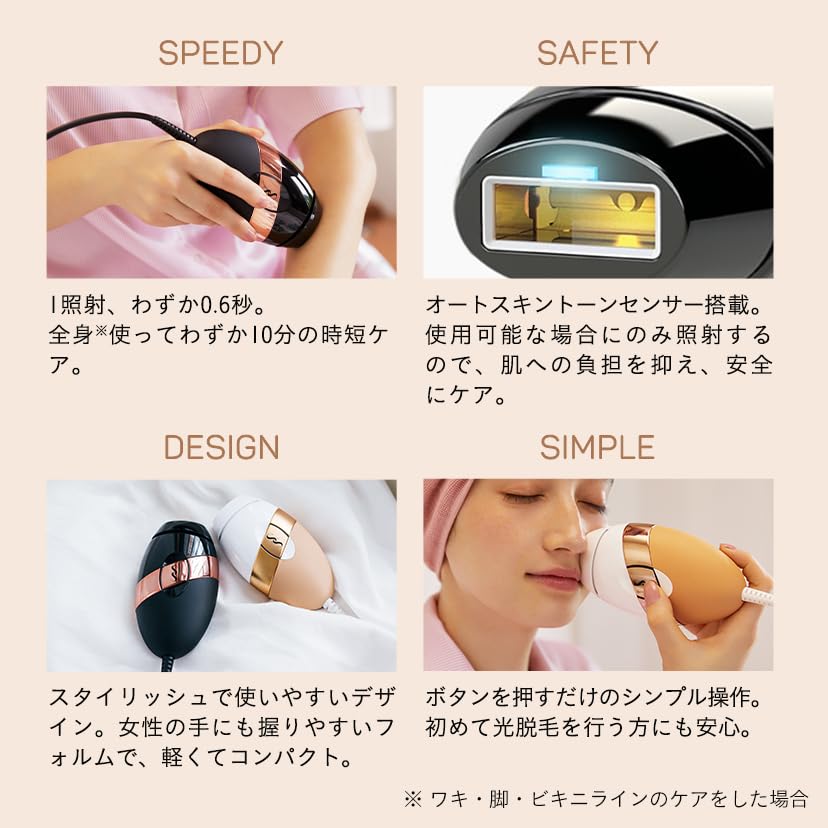 Amazon | スムーズスキン bare plus 脱毛器 レディース メンズ 脱毛器  