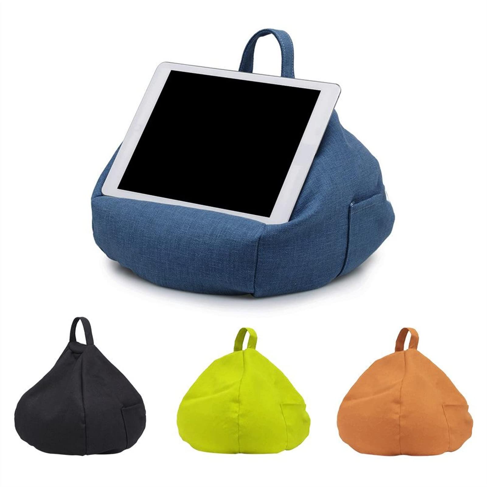 Soporte de tabletas, soporte de almohada de tableta universal, cojín de tabletas de bolsas de frijoles portátiles for todas las tabletas, lectores electrónicos, libros y revistas cama, sofá, viaje