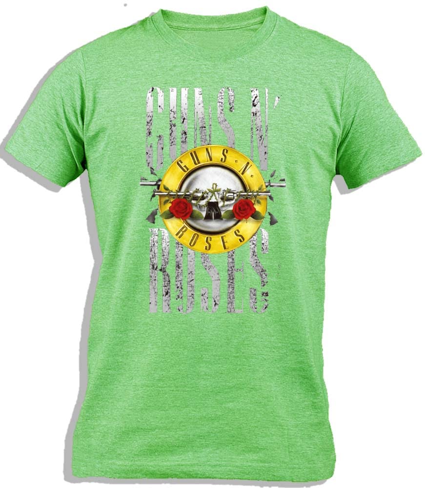 Ay Cabron™ Guns And Roses | Rock Band | Guns n' Roses Logo With Big Letters | Music Band Cotton T-Shirt For Kids