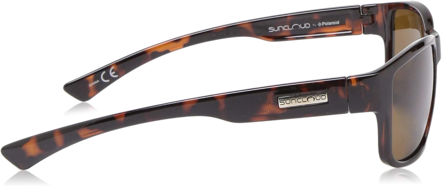 Suncloud unisex Contemporary sunglasses, Matte Black Polarized Blue Mirror, One Size US : Sports & Outdoors