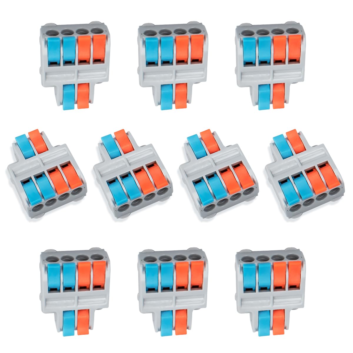 Conector de Cable SPL-42 2 Entradas 4 Salidas 10 uds