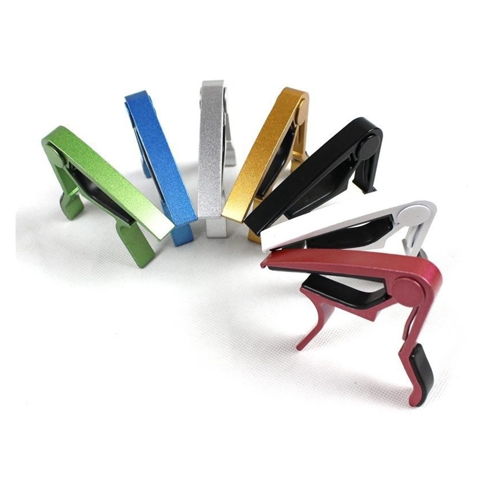 Capotasto per chitarra Morsetto per trasposizione del tono regolabile Variabile suono per chitarra in legno Clip per cambiare il suono Accessori per strumenti musicali, Capotasto per chitarra (Color