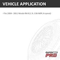 Vista 2 de ClutchMax PRO Performance Stage 2 Kit de embrague compatible con Mazda RX8 1.3L 13B-MSP 6 velocidades 2004 2005 2006 2007 2008 2009 2010 2011 2011